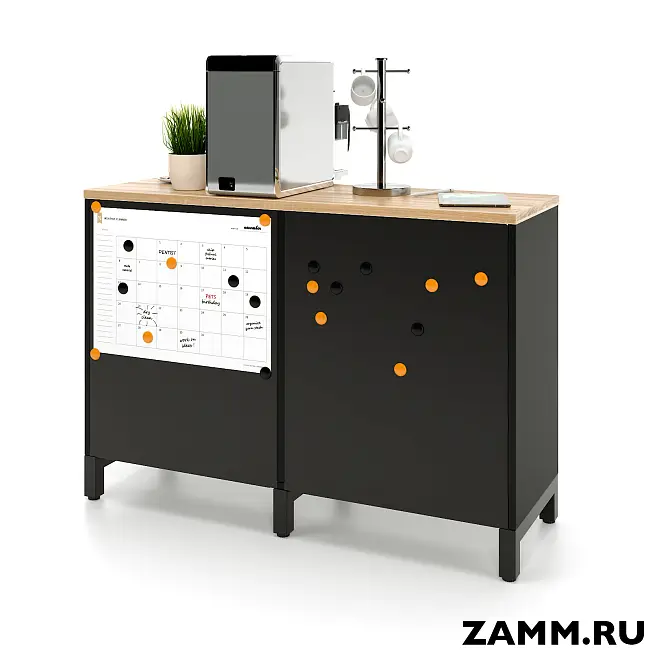 Локер ZAMM (шкаф-купе) 2 полки. На металлокаркасе 1200 (Ш:1200, Г:414, В:836)